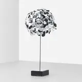 C. Jeré, untitled (Tree), 1971, chrome-plated and enameled steel, lacquered wood