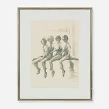 Ellen Lanyon, untitled, 1965, graphite on paper
