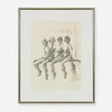 Ellen Lanyon, untitled, 1965, graphite on paper