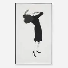 Robert Longo, Ellen, 1999, screenprint on paper