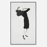 Robert Longo, Ellen, 1999, screenprint on paper