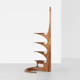 California Craft, book stand, c. 1970, laminated walnut