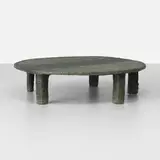 Pia Manu, coffee table, c. 1978, resin with inlaid stone