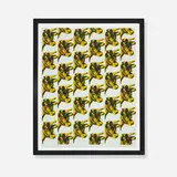 Warhol Cow Wallpaper by Richard Pettibone, 1971, screenprint and acrylic on paper, sold Apr 2012