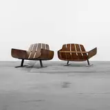 Jorge Zalszupin, lounge chairs, pair