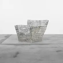 lounge chair by Harush Shlomo, 2005, aluminum, sold Apr 2012