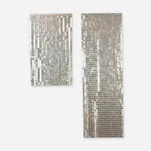 Paco Rabanne, Space curtains, pair, c. 1970, plastic