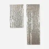 Paco Rabanne, Space curtains, pair, c. 1970, plastic