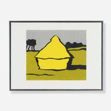Roy Lichtenstein, Haystack, 1969, screenprint on paper
