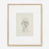 Tête d'Homme / Diego by Alberto Giacometti, 1961, lithograph on paper, sold Apr 2012