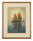 Hiroshi Yoshida, Untitled, originally a Japanese woodblock print from the Setonaikai (Inland Sea) series in 1926