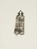 Lynn Chadwick, Untitled, 1914-2003) CLOAKED FIGURE Lithograph