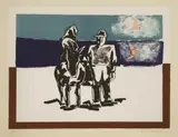 Josef Herman, Untitled, 1911-2000) ON THE WAY HOME Lithograph printed in colours