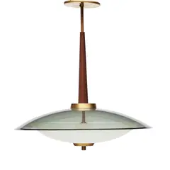 Mid-century Modern Pendant Lighting Fixture, Untitled, 1960, teak