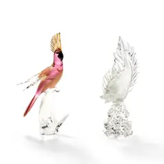 Art Glass Cockatoo and Fish, Untitled, 1960