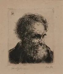 Arthur William Heintzelman, Head of a Bearded Man