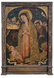 Pantaleon, Sainte Famille, oil on panel