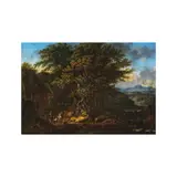 Ecole Flamande, Paysage champêtre animé de figures, oil on copper