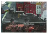 Rainer Fetting, N.Y. view
