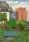 Henri Manguin, Le banc, rue Boursault