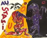 Stasi by A. R. Penck, 1991, Acryl über Siebdruck auf Leinwand, sold Jul 2020
