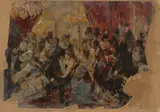 Max Liebermann, Skizze aus den ,Folies-Bergère‘