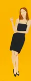 Alex Katz, Black Dress 4 (Sharon), 2015, Farbserigrafie auf Velin