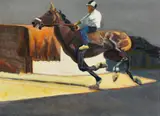 Norbert Tadeusz, Cavallo (3), 1999, Acryl auf Leinwand