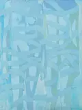 Werner Berges, FESSELUNG, 1973, Acryl und Öl auf Aluminium