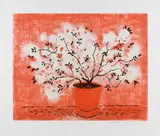 David Hockney, Red Wire Plant, 1998, Etching and Aquatint