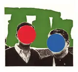 Stonehenge (with Two Persons) Green by John Baldessari, 2005, Mixografia print on handmade paper, sold Dec 2011