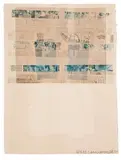 Robert Rauschenberg, Arcade, 1975, Lithograph with collage and embossing on Kochi handmade paper