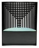 Charles Rennie Mackintosh, Curved lattice back chair