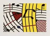 Roy Lichtenstein, Composition IV, 1995, Screenprint on Rives BFK