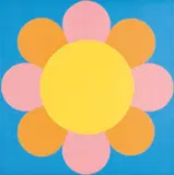 Jim Isermann, Untitled, 1985, Acrylic on wood board