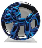 Jeff Koons, Balloon Dog (Blue), 1995, Cast porcelain with blue reflective finish