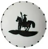 Picador by Pablo Picasso, 1952, Earthenware plate with decoration, sold Dec 2011