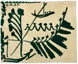 Sea View by Pablo Picasso, 1965, Woolen tapestry, sold Dec 2011