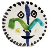 Visage (Face) No. 144 by Pablo Picasso, 1963, Earthenware plate with decoration, sold Dec 2011