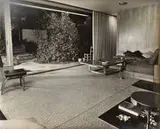 Julius Shulman, Neutra VDL (Garden House Garden Room looking out to patio)