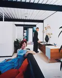 Julius Shulman, Case Study House #21 (Pierre Koenig with model)