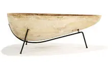 Rex Goode, Pig planter with stand, c. 1949, Architectural Pottery