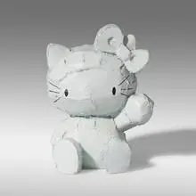 Tom Sachs, Hello Kitty, 2001, welded and painted bronze