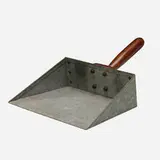 H. C. Westermann, Dust Pan, 1975, galvanized steel, bubinga, brass