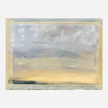 Sylvia Plimack Mangold, Untitled, 1983, pastel, masking tape and varnish on paper