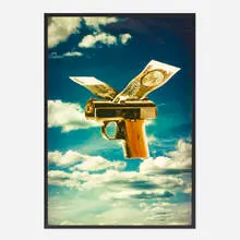 David Byrne, Stairway to Heaven: Democracy, 1996, Cibatransparency on lightbox