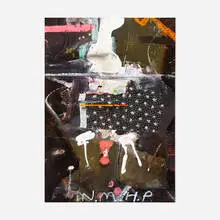 Untitled by James Havard, 1991, mixed media on cardboard laid to board, sold Mar 2021