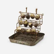 Barry Cohen, Pan with Charms, 1988, mixed media