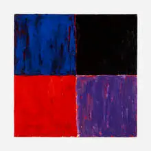 Kazuko Inoue, Untitled, 1997, acrylic on linen