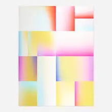 Into Time 13 08 22 by Rafaël Rozendaal, 2013, lenticular print, sold Mar 2021